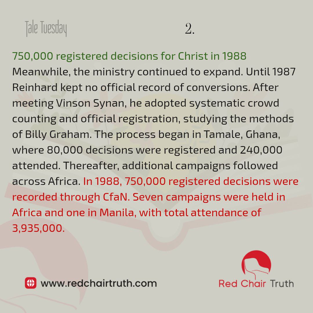 redchairtruth1's tweet image. We all face unexpected trials, moments that test faith and courage. Reinhard experienced riots, opposition, and danger, yet the gospel moved powerfully through him.

Witness the journey this Tale Tuesday.

#RedChairTruth #TaleTuesday #Faith #RCT #ReinhardBonnke #ItaUdoh