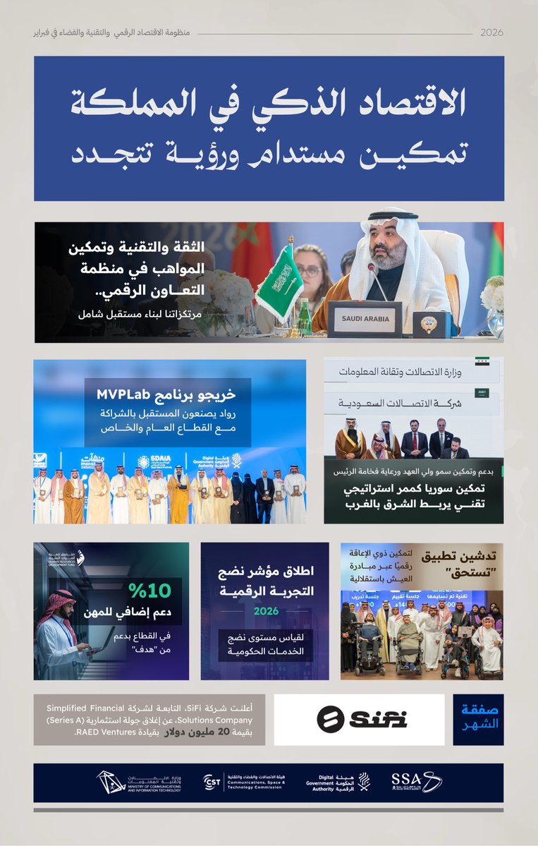 وزارة الاتصالات وتقنية المعلومات tweet media