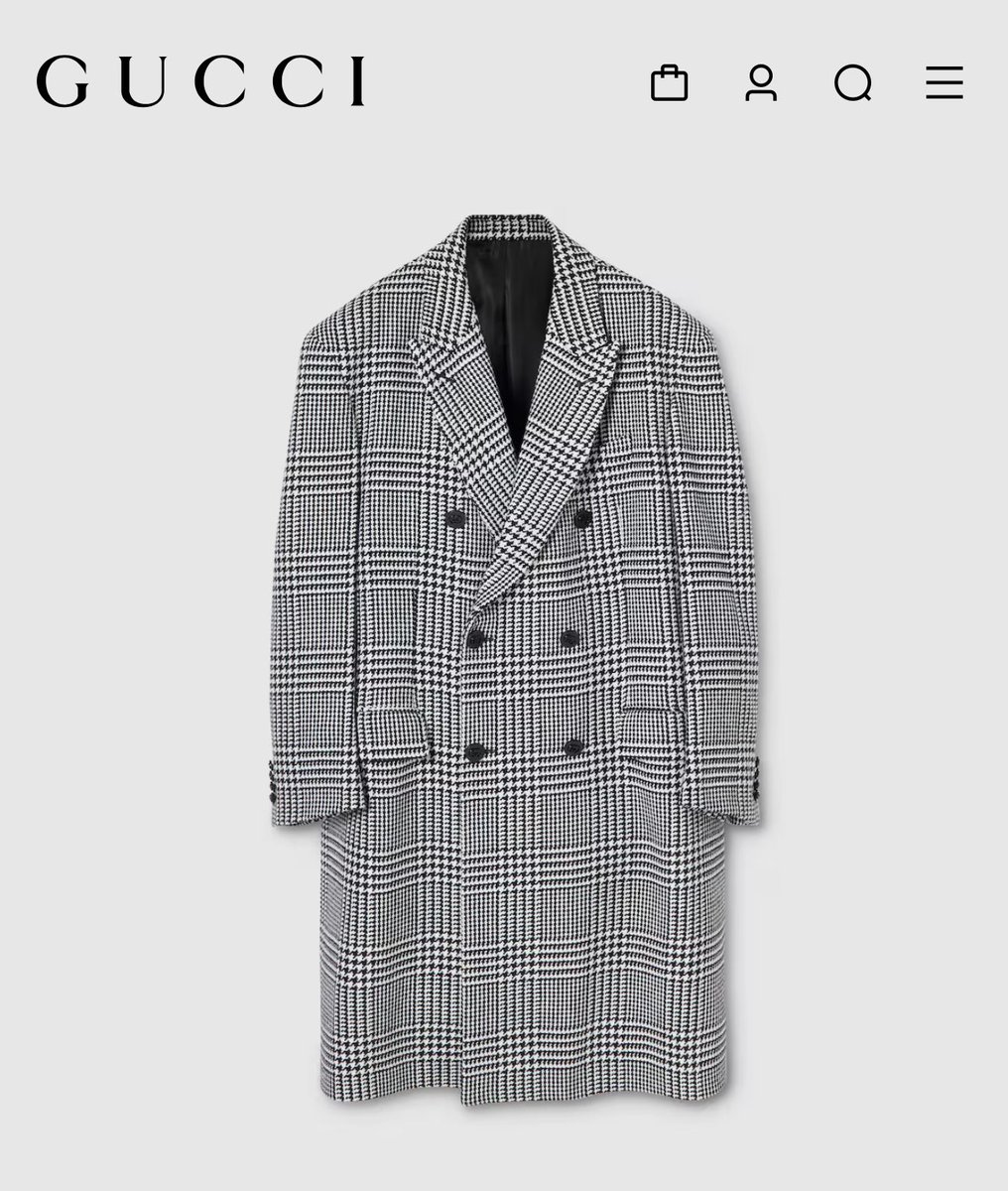 JIN is wearing Gucci’s Double-breasted Prince of Wales Wool Coat ($6,400) from Demna’s La Famiglia collection!

#JinxGucci #Jin #Gucci #LaFamiglia <a href="/gucci/">gucci</a>