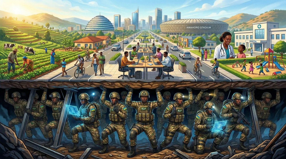 Protecting #Rwanda is a badge of honour which the Rwanda Defense Force carries very proudly.