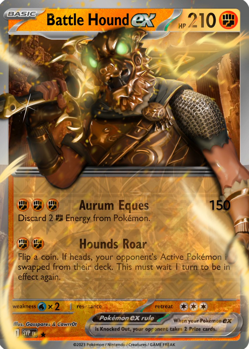 We're back with more Fortnite Pokemon TCG card C0mmissions! Featuring both  Battle Hound and Molten Battle Hound!