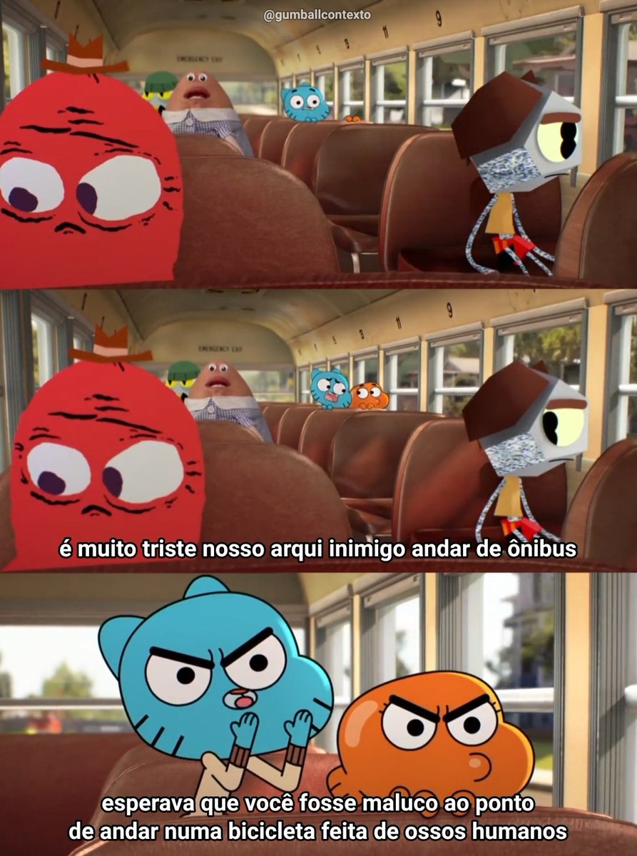 O incrível mundo de gumball fora de contexto tweet media