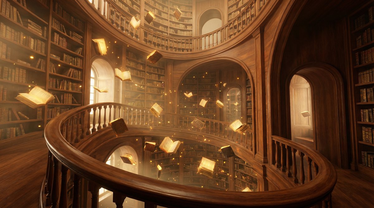 PromptSin's tweet photo. Your stack of unread books finally staging their great escape 📚✨ 
What’s the last book you bailed on reading? 
#BookCommunity #LibraryMagic https://t.co/PsGW39wsUB