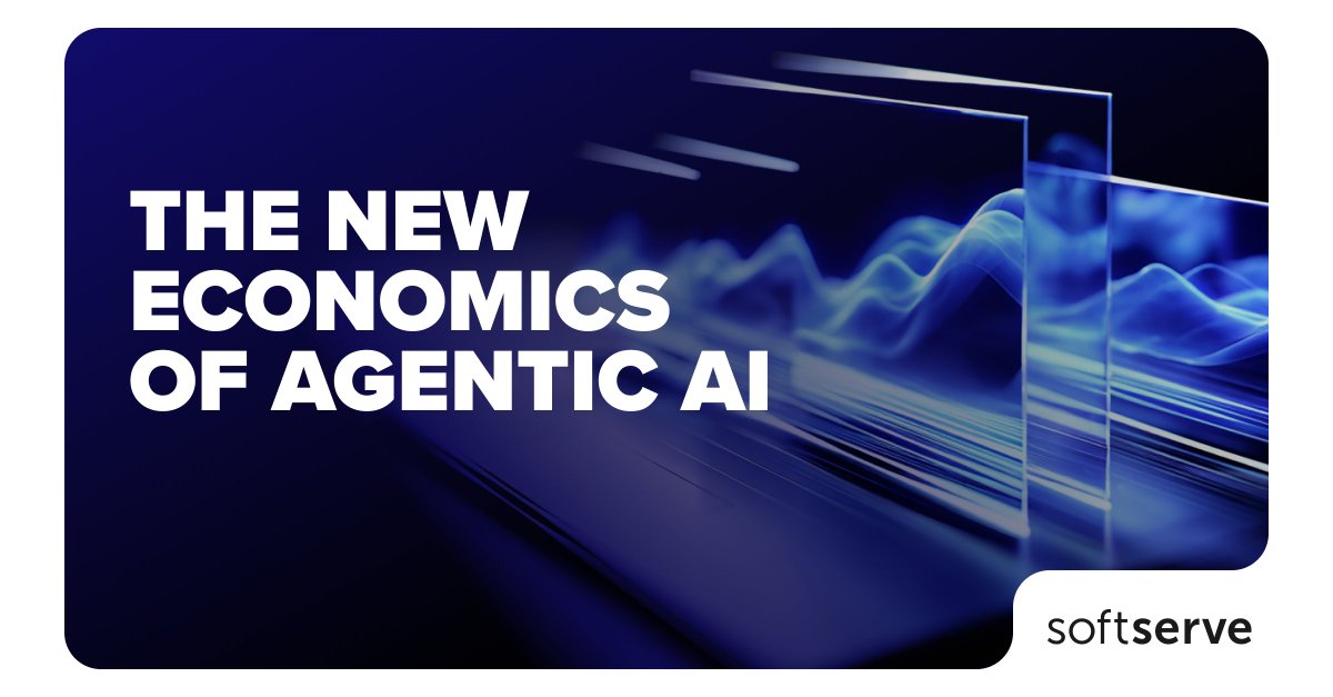 SoftServeInc's tweet photo. Agentic AI is reshaping enterprise workflows with measurable results. 

Learn how organizations are gaining productivity, reducing operational strain, and rethinking cost structures in our latest analysis: https://t.co/rlEYIzNmDP https://t.co/rngUOiwruj