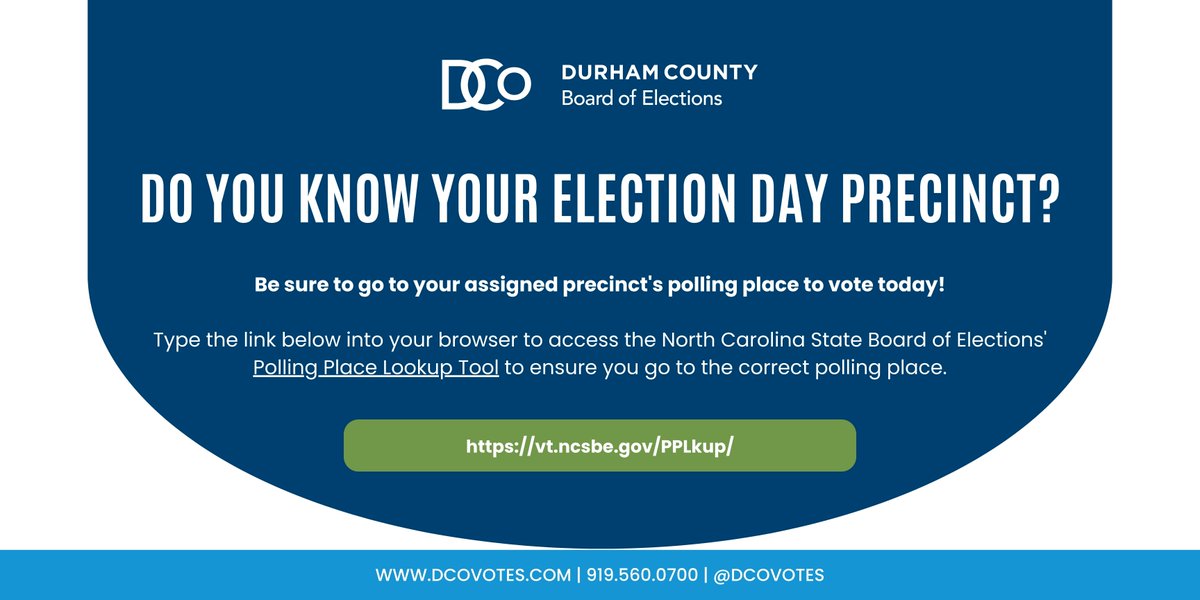 Durham County Board of Elections tweet media