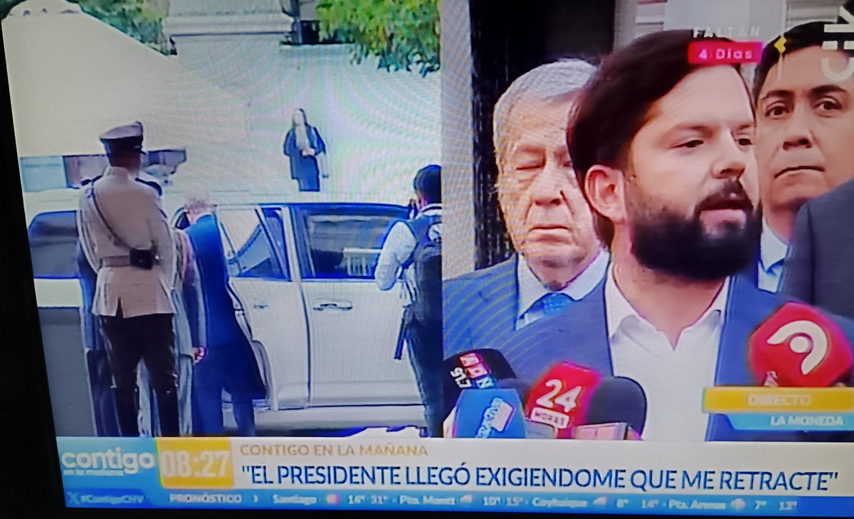 #URGENTE #AHORA José Antonio Kast Le pide a Gabriel Boric que se retracte de su mentira sobre el cable Chino en su reunión en la Moneda, pero Gabriel dió una conferencia frente a todos los canales para decir que él no mintió... UNA VERGÜENZA 🌳(Mentiroso, Neme, Alameda, Merluzo)