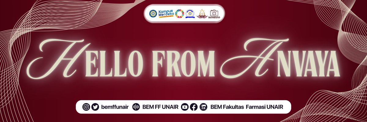 Hello from Anvaya — where purpose meets action.

With renewed spirit and shared vision, BEM Faculty of Pharmacy UNAIR proudly steps into a new chapter with Kabinet Anvaya 2026.

Together, we grow, collaborate, and create meaningful impact.

#KabinetAnvaya2026 #BEMFFUNAIR