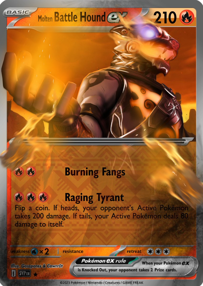 fortnite pokemon cards We're back with more Fortnite Pokemon TCG card C0mmissions! Featuring both  Battle Hound and Molten Battle Hound!