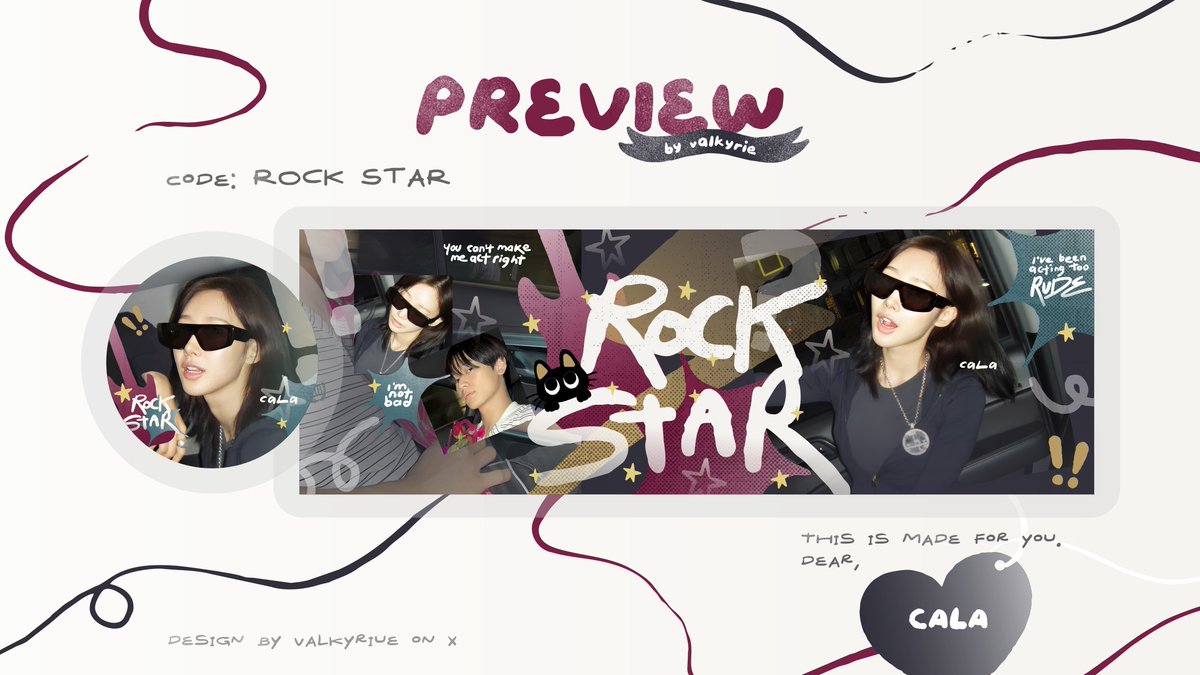 valkyriue's tweet photo. hello ><‼️

gusy kenalan sama anak baruku (lagi) ehehe namanya "ROCK STAR" inspired by rude - h2h yang aku bikin sesuai versiku 🎸💥 

sekalian kenalan sama preview baruku yang super duper simple ini ☺️🙌 semoga mentemen suka ya! oiya jangan lupa cek ALT 💢 #zonauang https://t.co/NKMg0nVYhs