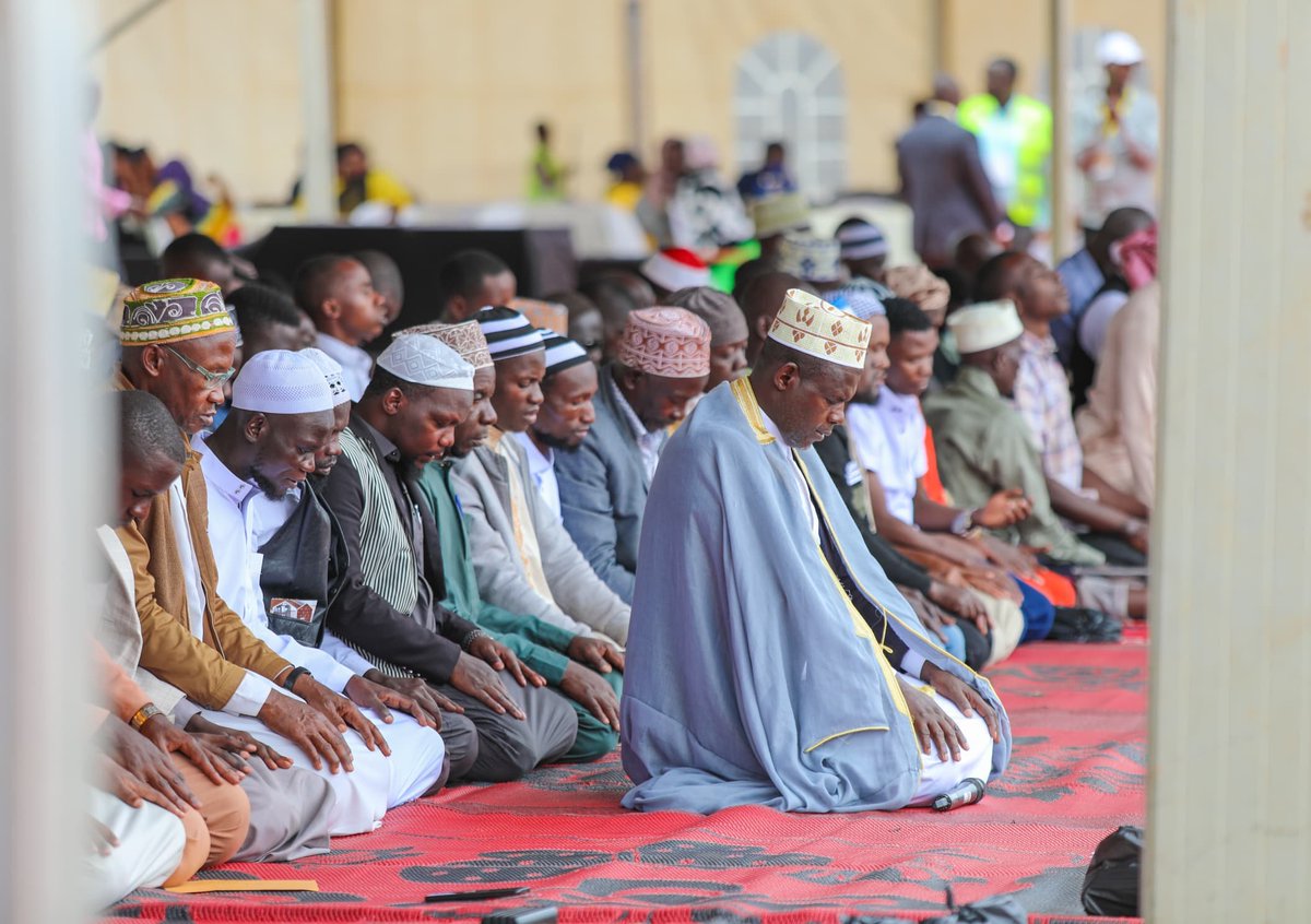 Mbaleexpresstv's tweet photo. #Update Tens of hundreds of Muslims have arrived at  Millennium Park for the launch of Tamini General Insurance  and a mega iftar as well. https://t.co/kRprKuLVYf