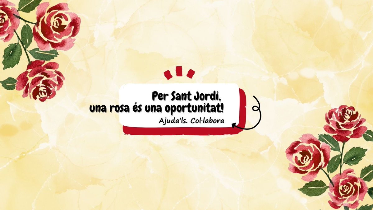 FundacioComtal's tweet photo. 🌹 Què passaria si aquest Sant Jordi una rosa pogués canviar un futur?
Amb la campanya #UnaRosaUnaOportunitat,  convertim cada rosa solidària en oportunitats educatives per a infants i joves en situació de vulnerabilitat.
Vols saber més? 👇
https://t.co/4piKEM6085 https://t.co/OCBBcKDupH