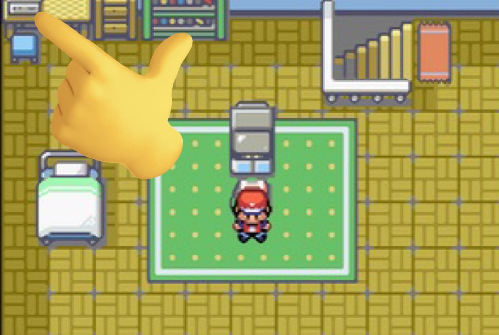 파이어레드 리프그린을 처음 시작하는 분들께‼️
눈뜨자마자 왼쪽 위의 콤퓨타 켜서 상처약 1개 있는 거 꺼내 챙겨가세요. 그린놈에게 첫배틀부터 발리는 모욕을 면할 수 있습니다...