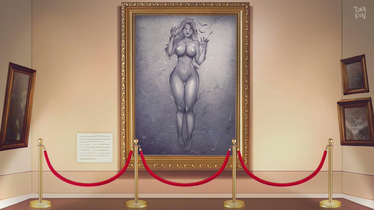 And here we see a fosslie from an old kingdom.

This queen was clearly a mother, loved by many, but after capture, we suspect that a rival wanted to keep her Beauty preserved forever.

That or she was dumb enougth to fall in a pool of cement and get her self invaded