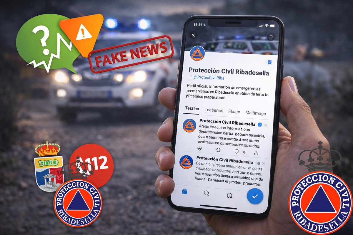 ProteRiba's tweet photo. En situaciones de emergencia, la información es tan importante como la intervención. Pero no todo lo que circula por redes sociales o mensajería es cierto.
📲 sigue alertas oficiales caer en bulos https://t.co/reqThG0BQO