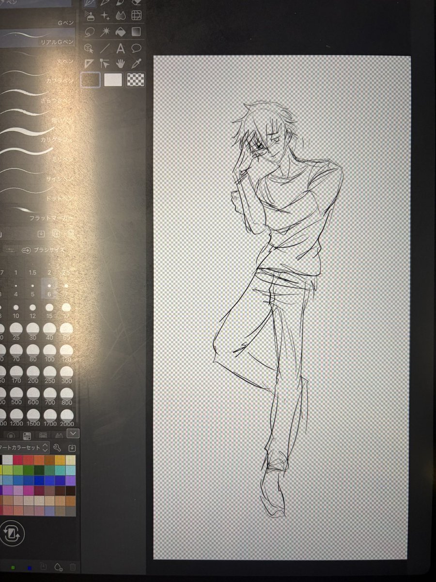TAMTAM_0928's tweet photo. @Abaraya_0112 実は下描き段階ではただのTシャツで書き足したと言うのは秘密。 https://t.co/369dNVS2Qk