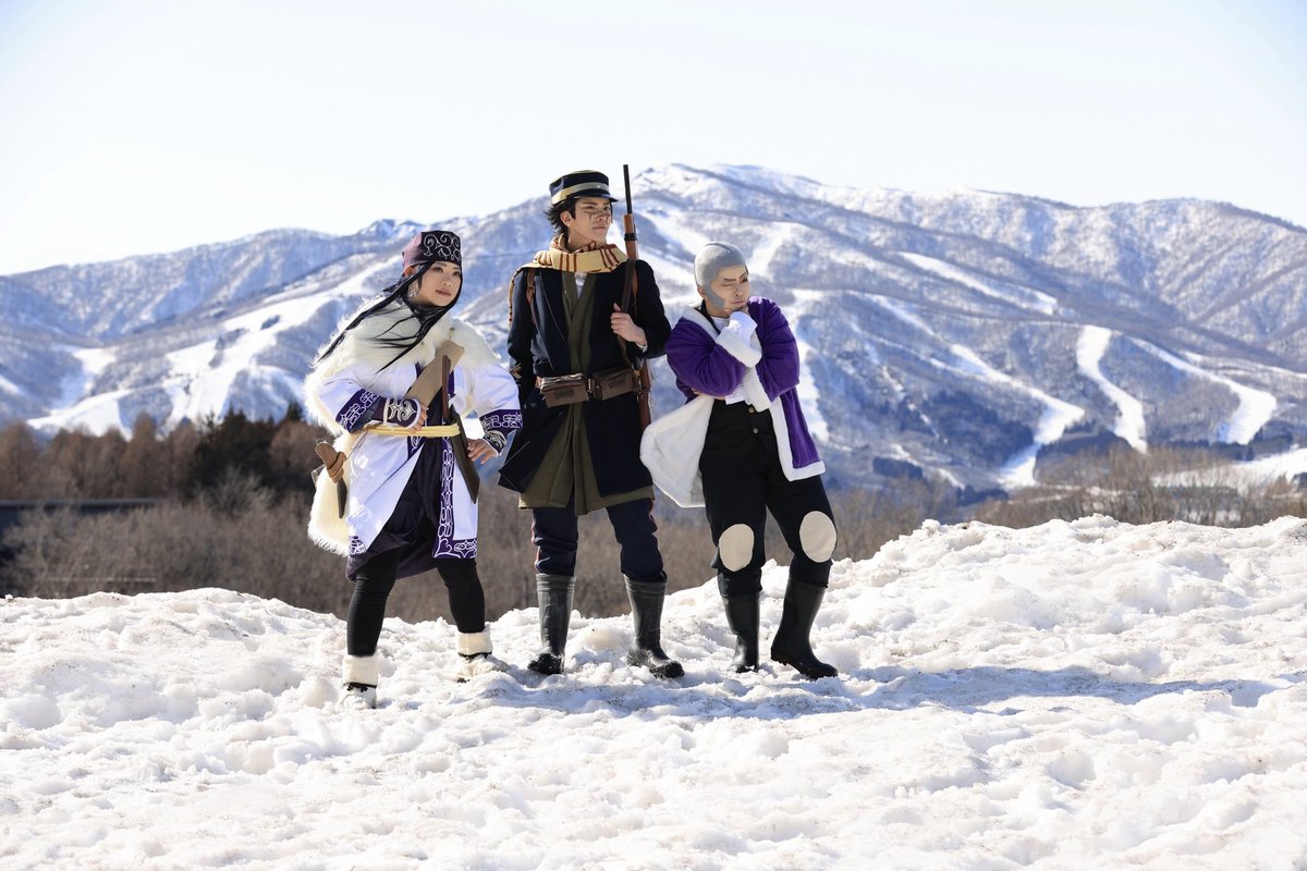 shirosuzaku's tweet photo. 【ゴールデンカムイ cos】
杉元:ルカさん
アシㇼパ:たすくさん
白石:白朱雀
Photo by 鵬さん https://t.co/raNjcZzrzv