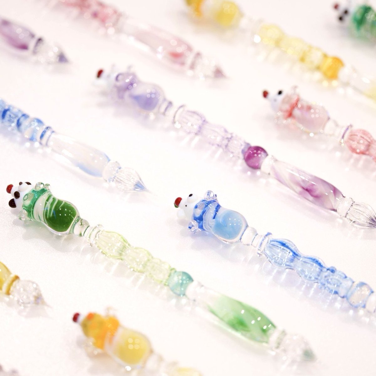 文具女子博in大阪2026の販売ラインナップです！ たくさんのガラスペン