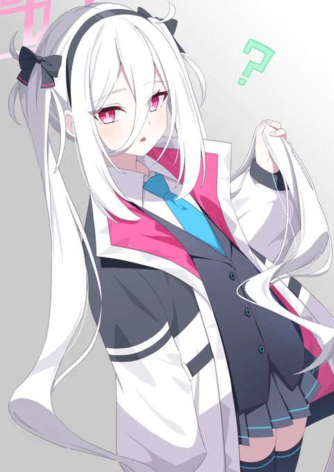 「似合っていますか……?ツインテール」 #ブルアカ