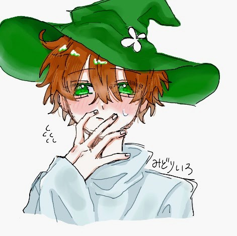 niary_0301's tweet photo. 絵チャで描いた照れてるみどりくん
#緑色さん��自由にどうぞ https://t.co/0RAZdnO8zQ