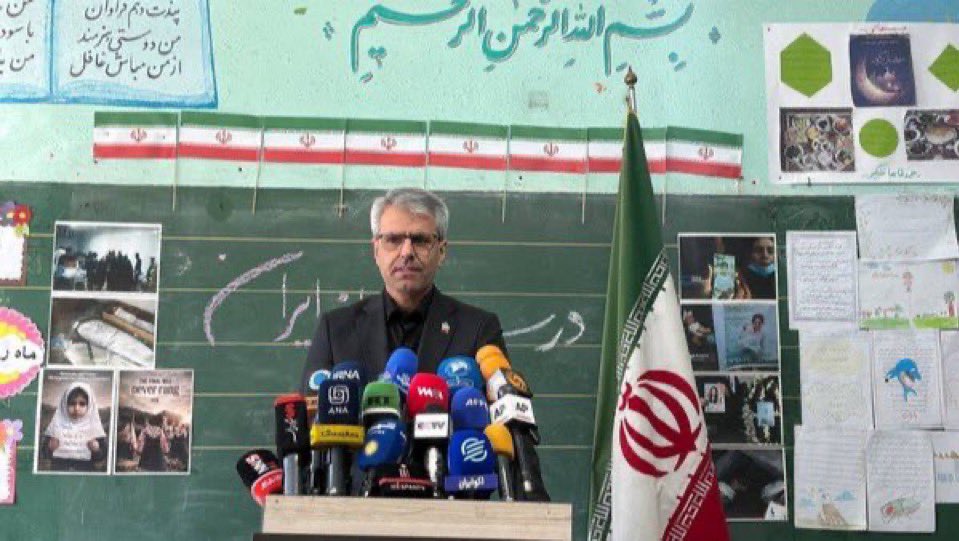 The Islamic Republic’s army of terrorists is now holding press conferences while hiding inside elementary schools, just like Hamas did in Gaza.

So much for “dying for Allah”.

Cowards.