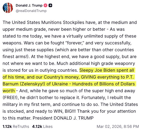 sarfeld's tweet image. P.T. #Barnum‘s #polling numbers are way higher than #Trump’s.  #Zelenskyy