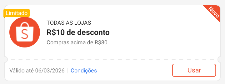 PostandoCupons's tweet photo. 🟧 CUPOM DIGITÁVEL SHOPEE - #Shopee33
🎟 R$10 OFF em compras acima de R$80
🎟 CUPOM: 3D03NASHO
⬆️ Copie e resgate mais rápido aqui
➡️ https://t.co/xgn8m4eQty #ad https://t.co/Vss6fltmcR
