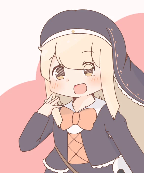 いつもの描き方で描いたスピッキー 被り物を上手く描く方法とかないですかね