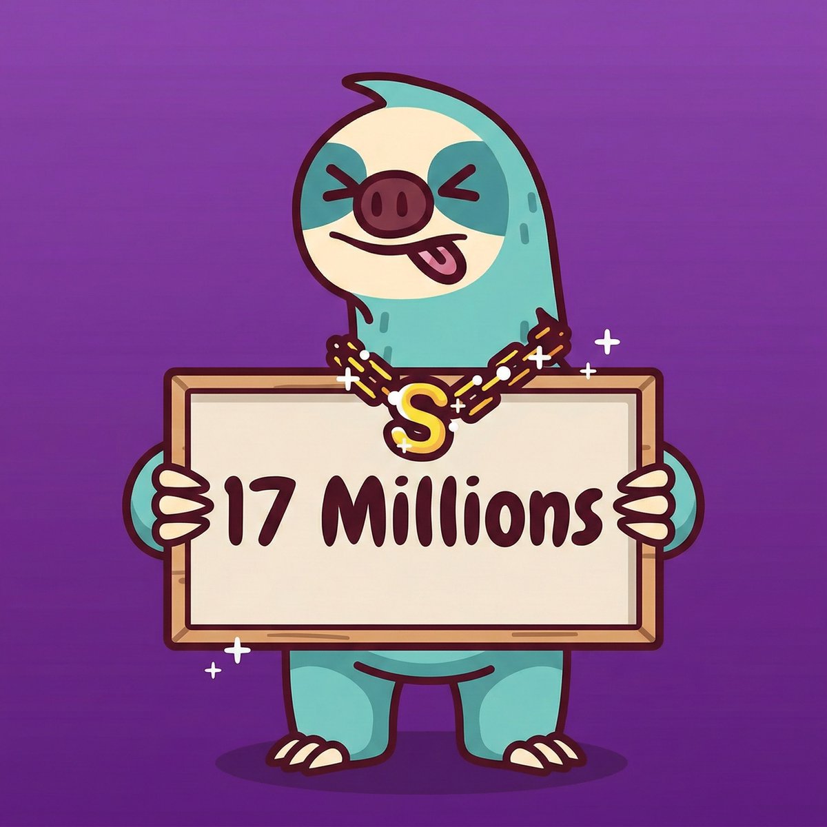 The first IP from <a href="/ApeChainHUB/">ApeChainHUB</a> to be launched into this world 

<a href="/Sloooths/">Sloooths</a> has reached 17 million views on its stickers, and this is just the beginning of how big the community is becoming and everything it does

<a href="/Pequelord/">Pequelord</a> s approach is unique and an example for all IPs that want