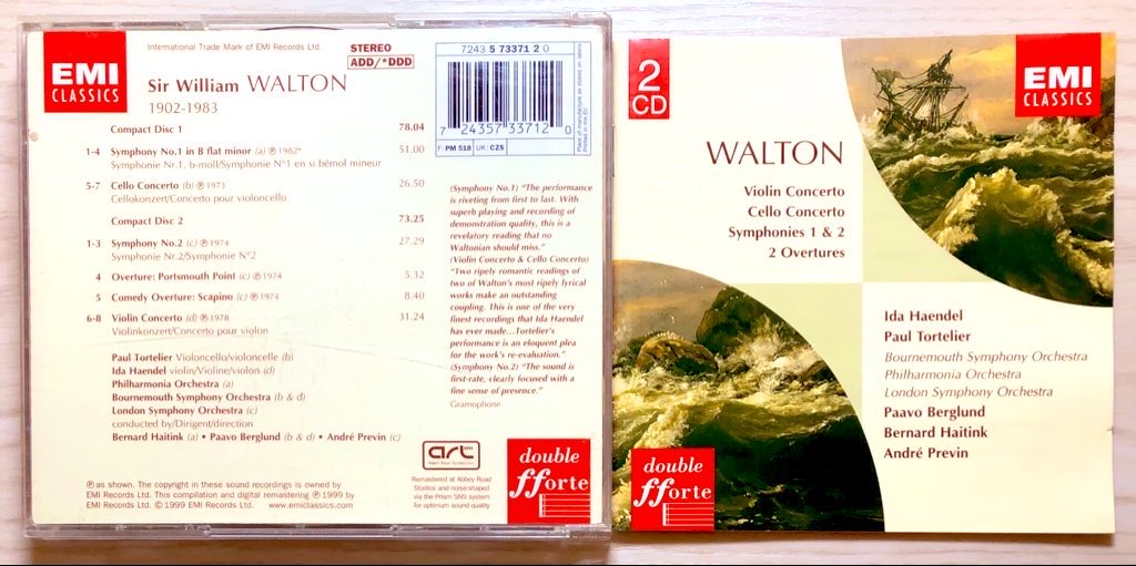 ウォルトン 交響曲第1番をハイティンク指揮 フィルハーモニア管弦楽団の1981年録音で聴く💿
1,4楽章のマッシヴな鳴りっぷりはやはり英国オケならでは。両コンビによる英国音楽はエルガーの交響曲でも名盤を残しているのを思い出す♪
Trp名手ジョン・ウォーレスの活躍も光る🎺

x.com/kodaclacafe/st…