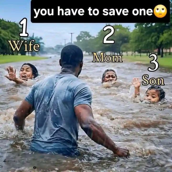 Who have to save one?