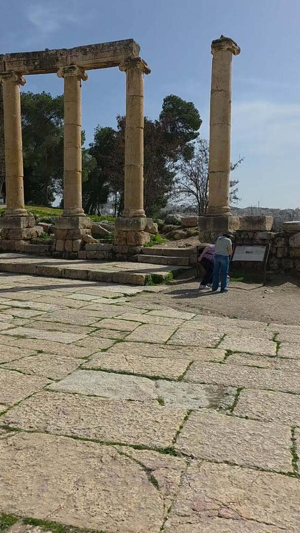 wanderonomy's tweet photo. Video of the Oval Plaza at Jerash. https://t.co/mnpjpxfYls https://t.co/86AnUGQfcT