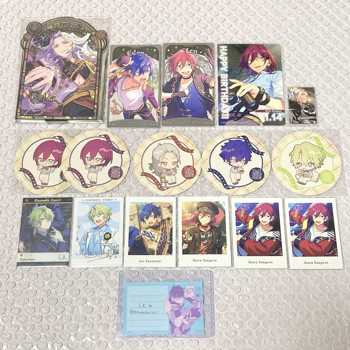 交換 譲渡】あんスタ アニカフェ バーブロ バースデーブロマイド