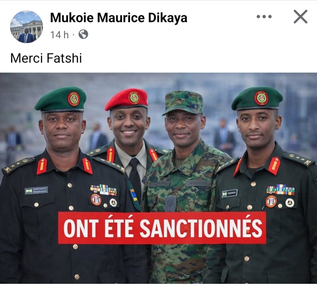 Le président Félix Tshisekedi a su révéler à la communauté internationale, la vraie nature de Paul Kagame, un monsieur à qui on ne peut pas faire confiance et qui ne peut cèder que par l'épreuve de force.