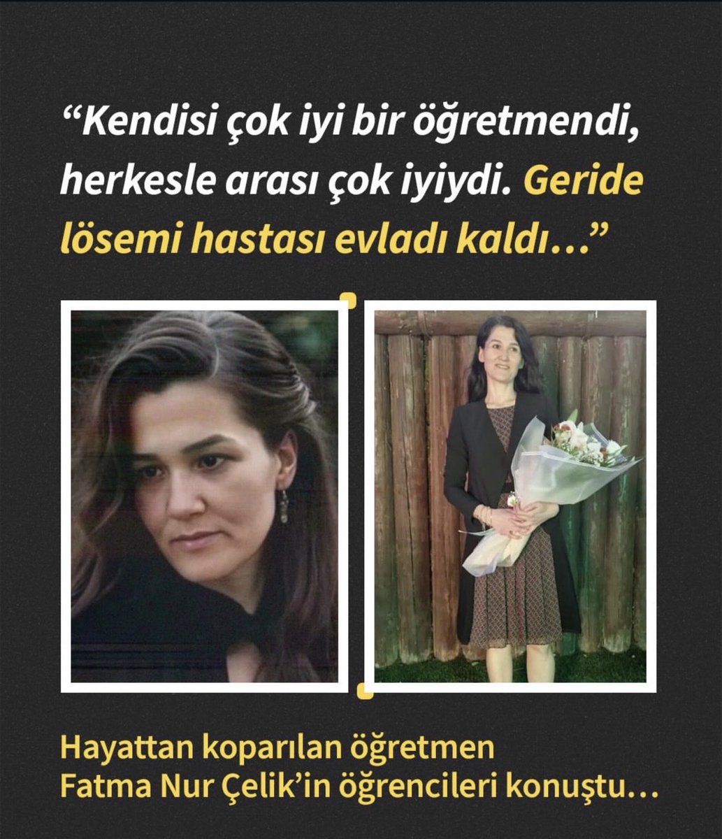 #FatmaNurÇelik Halbuki oda bir anneydi … üstelik hem hasta evladına hemde ülkenin evlatlarına bakan bir ÖĞRETMENDİ…