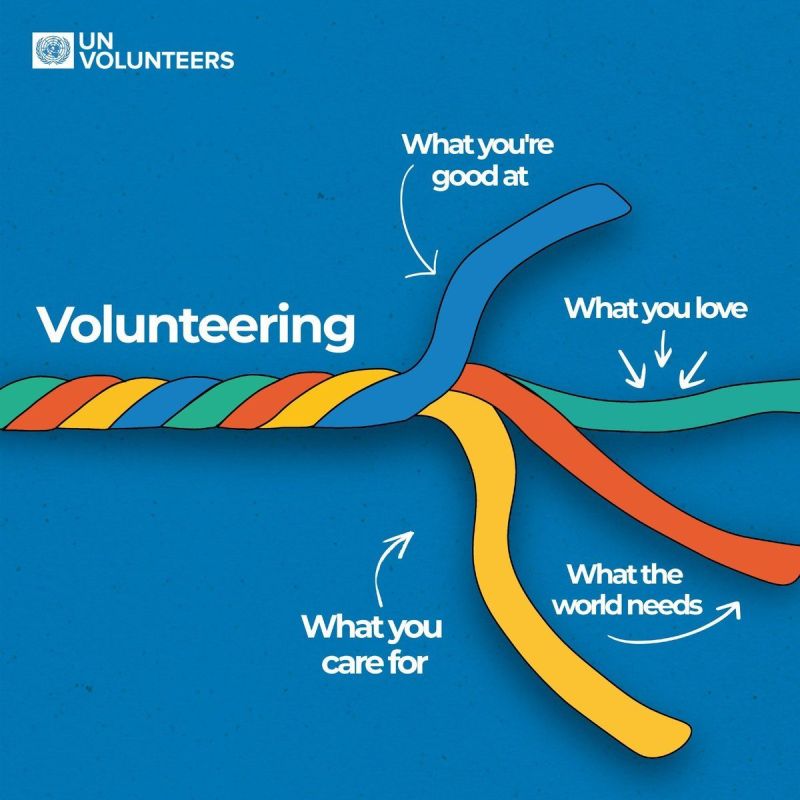 UNV_ESARO's tweet photo. As people travel, skills travel too. 🌍

Through #volunteerism, professions cross borders and arrive where they’re needed most.

Design 🎨
Project development 📊
Writing ✍️
Research 🖥️

Add to the list... https://t.co/jI61wfFRxd