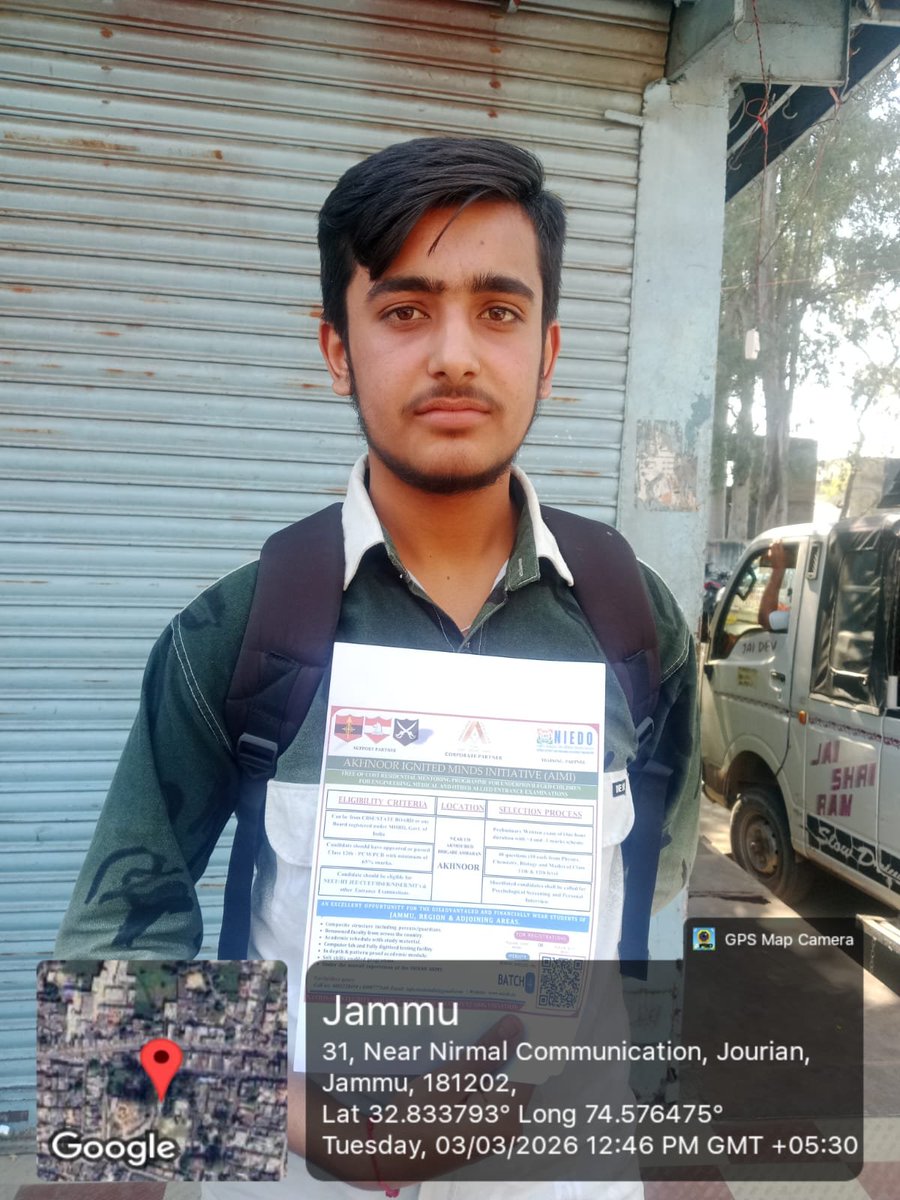 Igniting aspirations in border areas! 🔥
Team Akhnoor Ignited Minds Initiative visited Summer Zone HSS during ongoing Class 12 board exams in Akhnoor, spreading awareness about upcoming mentorship, competitive exam preparation &amp; career guidance programs.
Empowering youth.