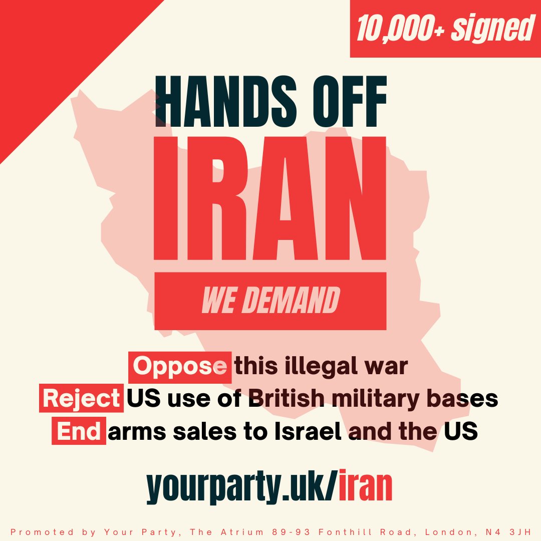 thisisyourparty's tweet photo. We want no part in this illegal war.

More than 10,000 have signed our statement calling on Starmer to end British complicity. Sign now 👇 https://t.co/prMx4qNiaU