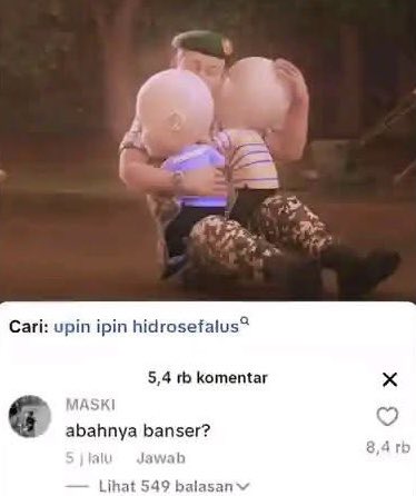 Kepalanye gede kek kacang polong