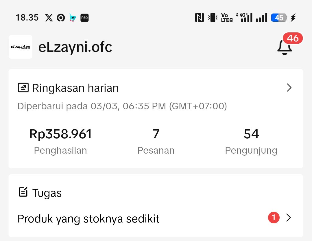 Udah 6 bulan barang gada yang keluar, ga iklan karna habis dengan kebutuhan yang lain, kontenpun ga pernah fyp sama sekali mau live pun gada buat bayaran🥹, dipertengahan bulan puasa ini baru first time dpt orderan 7pcs🥹

Ya allah terharunya, btw aku jualan juga badu cewe bisa
