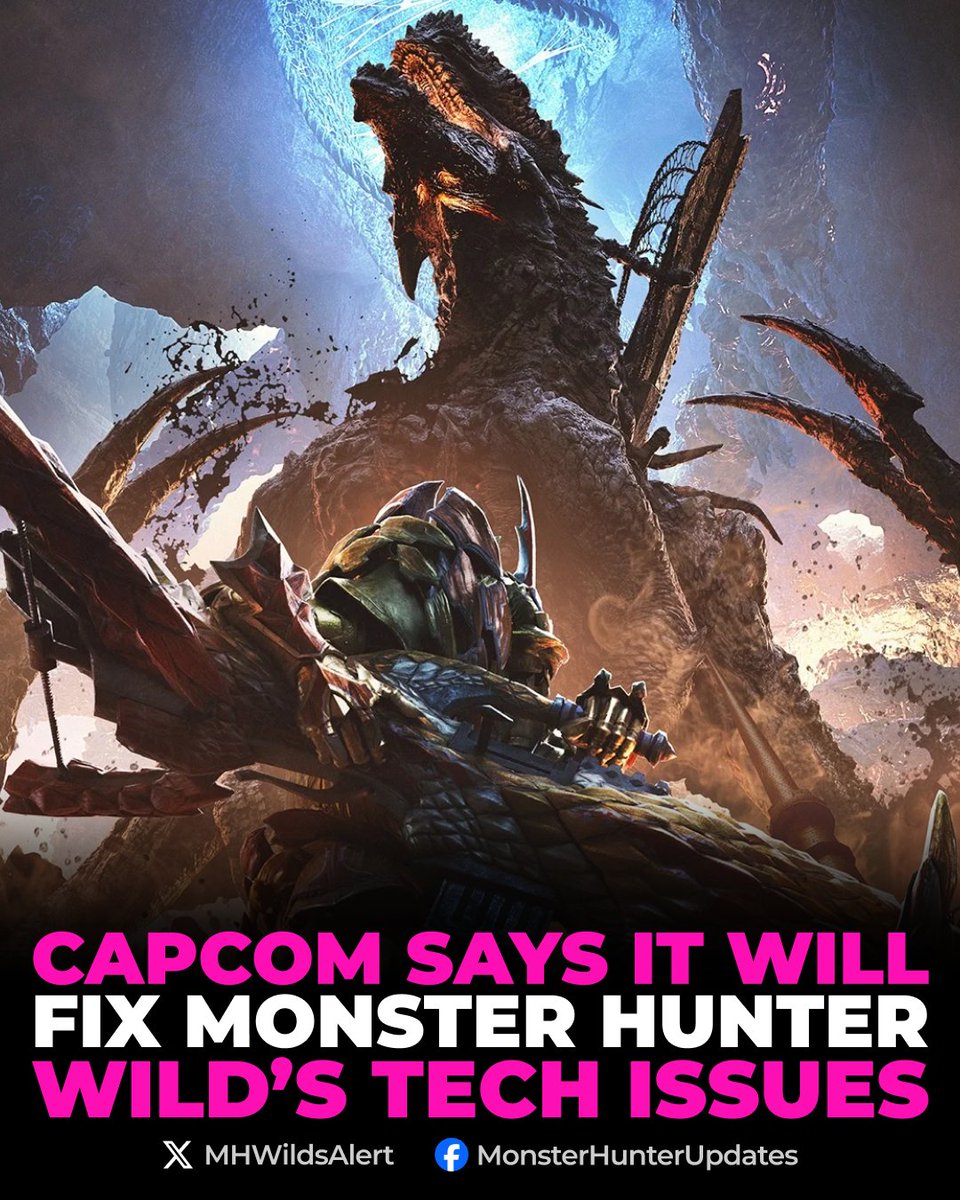 Capcom aims to fix Monster Hunter Wilds’ technical issues and surpass past series sales long term.

"The technical expertise gained from addressing increasing program complexity and performance challenges in Monster Hunter Wilds will be applied to future title development."