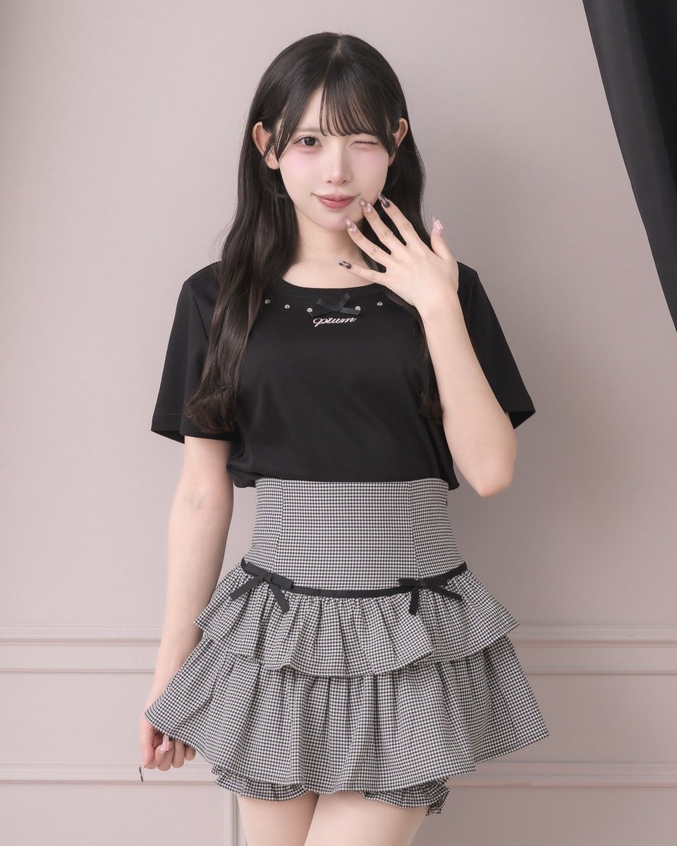 pium Spring Collection 🎀／ ♡ハイウエストドロワーズスカート