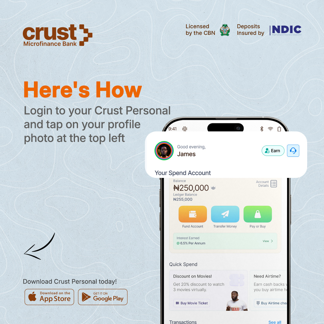 Crust Microfinance Bank tweet media
