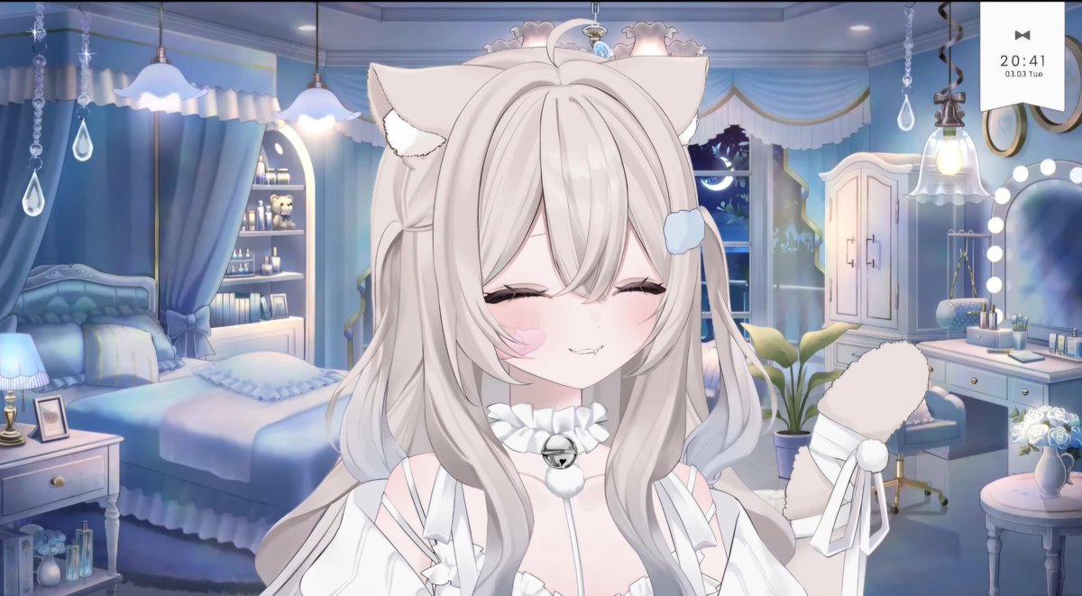 真白猫ミミィさん🐈‍⬛🩹 『初期衣装リニューアル』公開✨ ……か