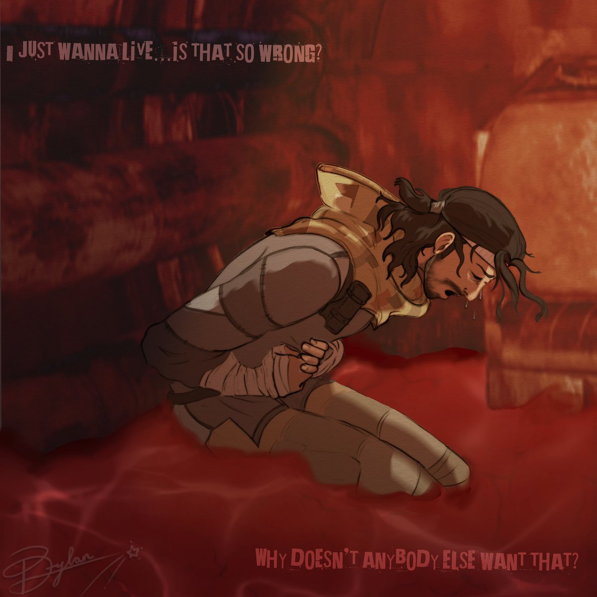 CosmicKing5's tweet photo. More Iron Lung fanart I did 😩🩸🙏
#ironlungfanart #markiplier #ironlung #digitalart #art #simon #Trending https://t.co/0qqyeZKYDR