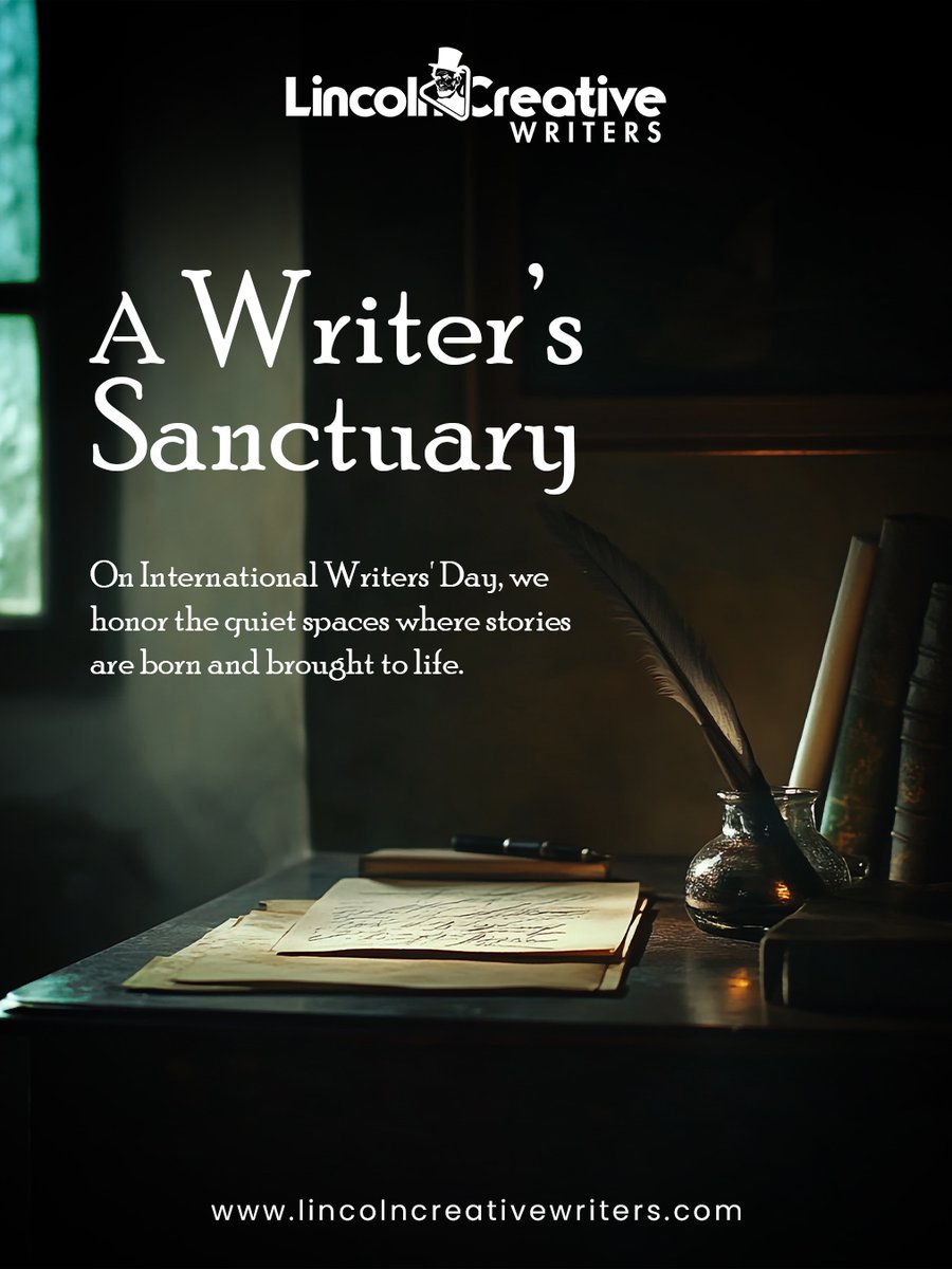 lcreativewrite_'s tweet photo. ✨ "A Writer’s Sanctuary" ✨

On International Writers’ Day, we honor the spaces where stories are born.

Ready to bring your story to life? 📚
📩 DM us today!
#WritersDay #CreativeWriting #Storytelling #LincolnCreativeWriters https://t.co/lCAItELERo