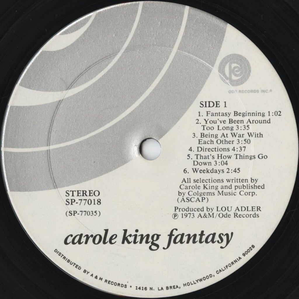 ❤️ Carole King – Fantasy ❤️ 1973年発表。チャールズ・ラーキー