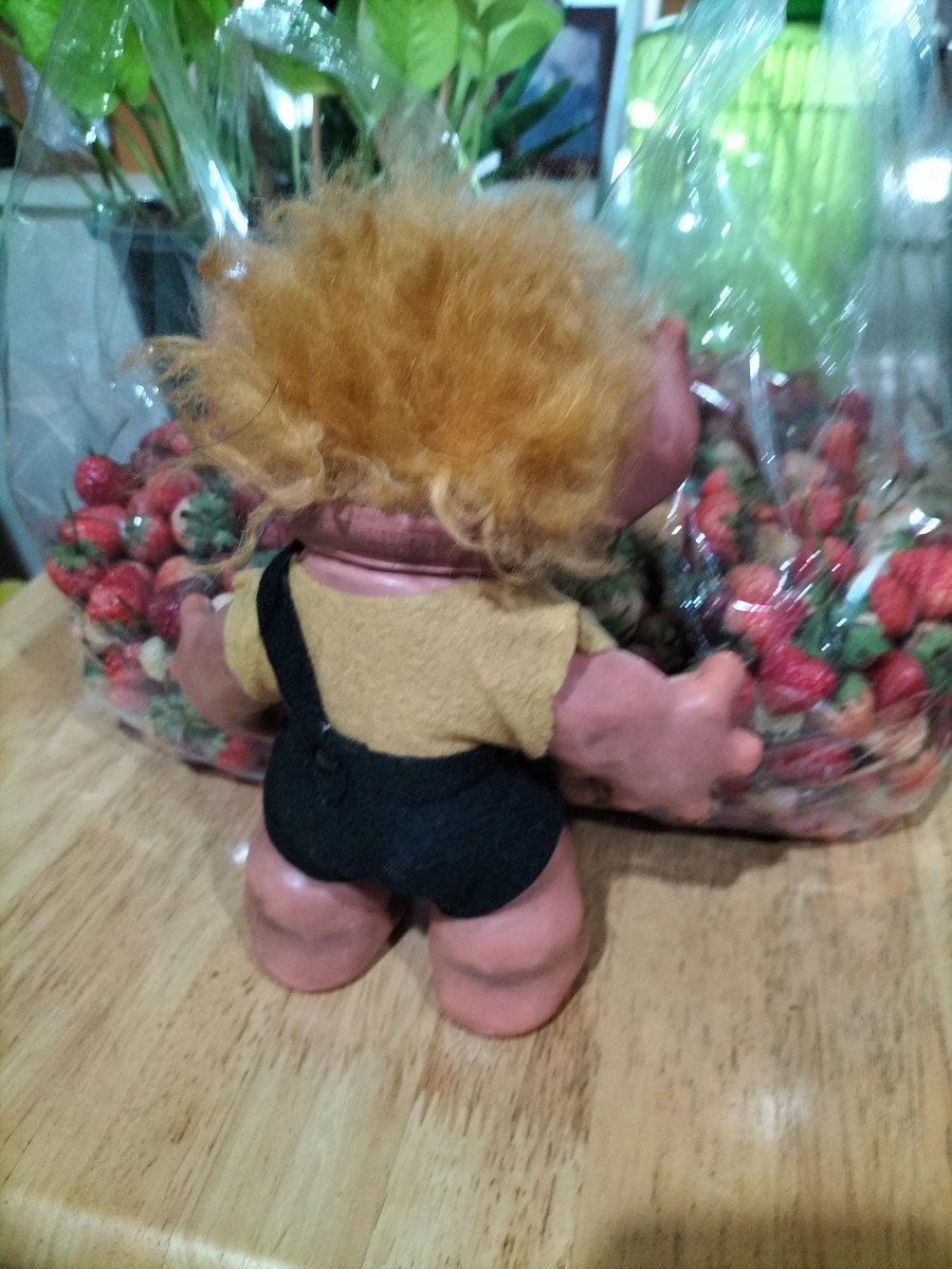 ChrisCsd1's tweet image. #Bangkok #Streetstall #Strawberries Fud was very interested in these bags of 🍓 strawberries we bought from a street stall. We get a lot of fruit &amp;amp; veg there. A great deal, each bag only 95p each, in UK currency!