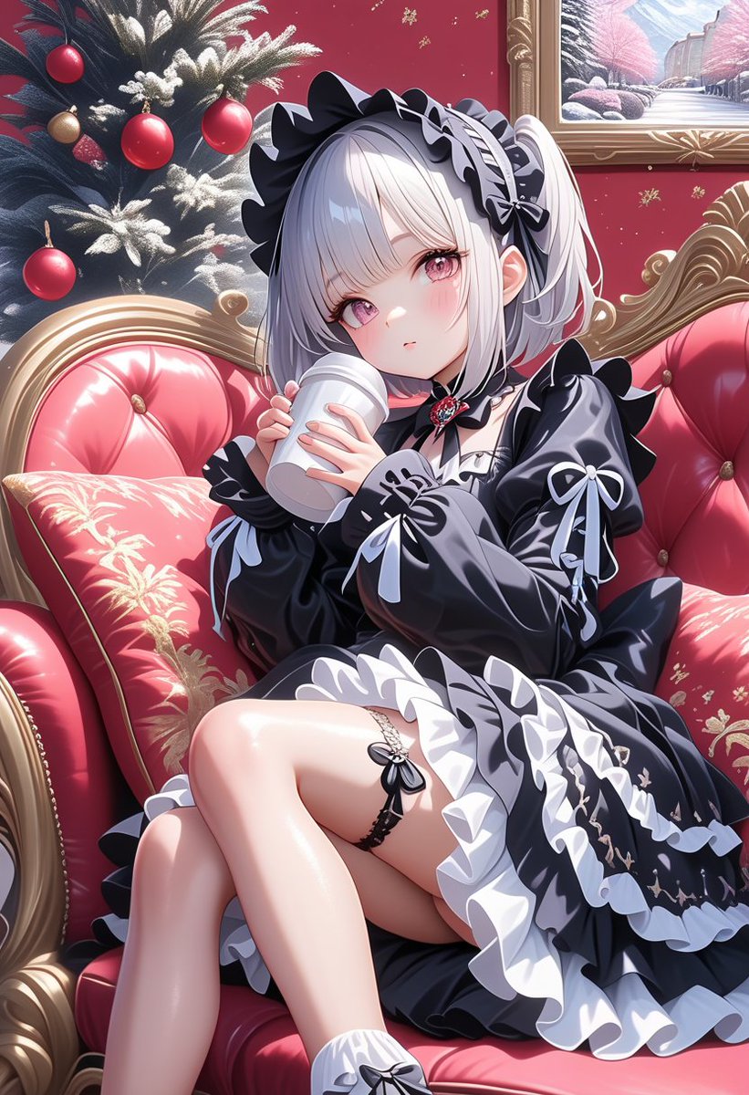 雨だと肌寒いですね
#AIart #AIイラスト ＃DaysAI