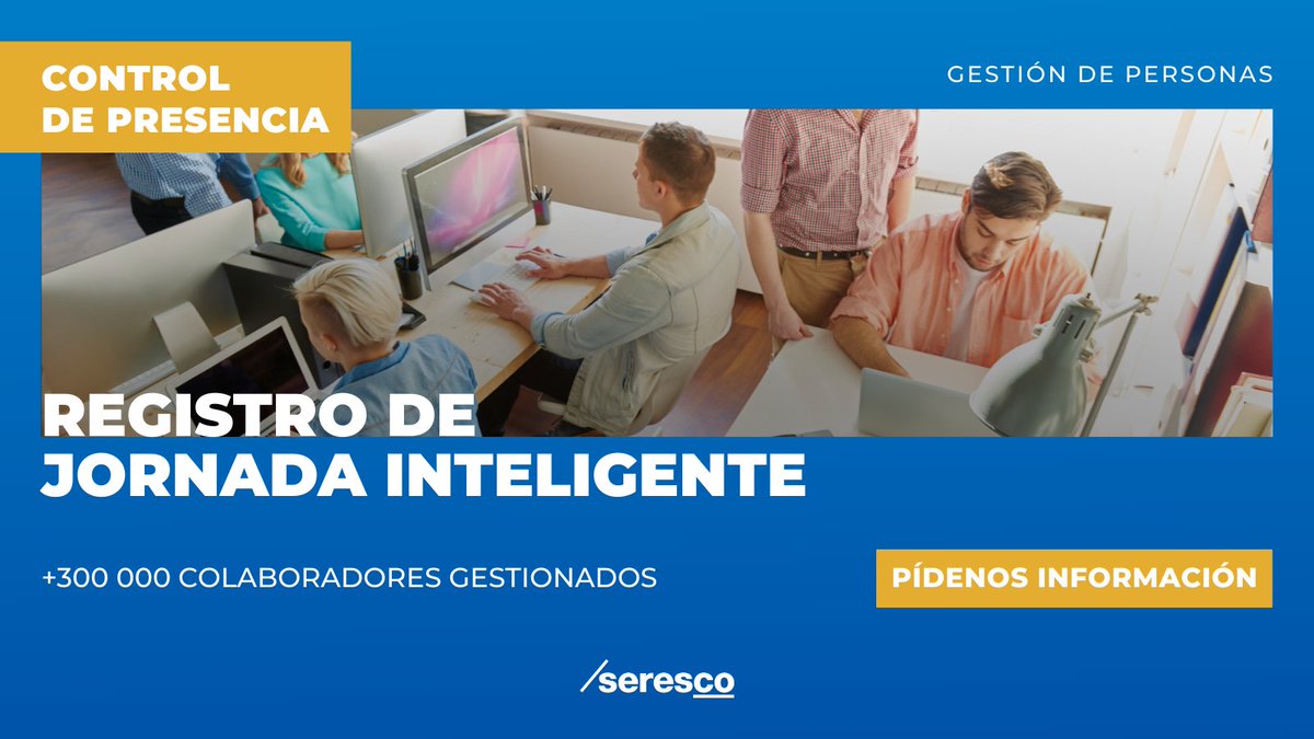 seresco's tweet photo. ✔️¡Conoce nuestras soluciones de #ControlDePresencia!

👥Automatiza el registro de jornada con un fichaje inteligente y ahorra tiempo facilitando la organización de tu equipo.

Optimiza la gestión de turnos, ausencias y horas extra de tu plantilla👉🏽https://t.co/1wVsEU209b https://t.co/HKl8MtSrQ3