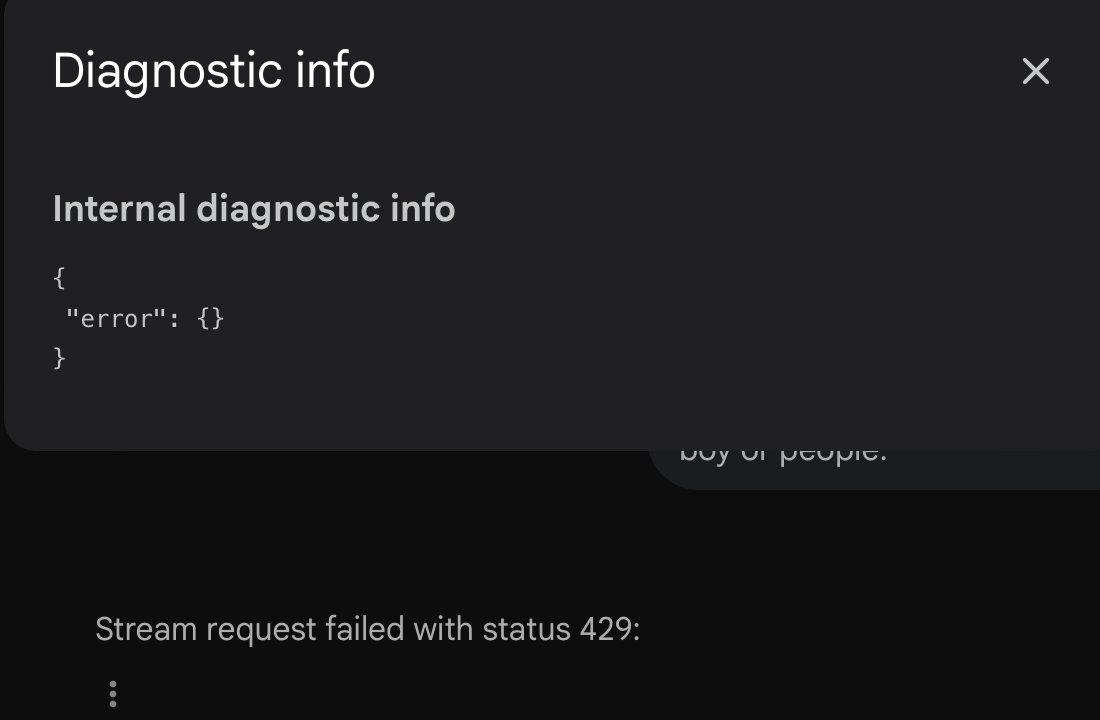 quantalphas's tweet photo. #gemini enterprise is rubbish, fuck it
I use it for create video, always response :
Stream request failed with status 429:
@gemini https://t.co/PQRCjLw6B2